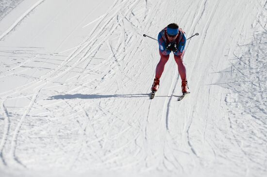 Biathlon World Cup 6th leg. Training