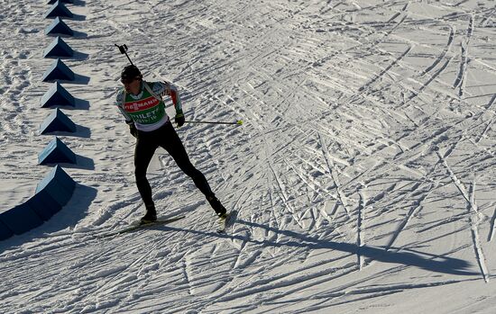 Biathlon World Cup 6th leg. Training