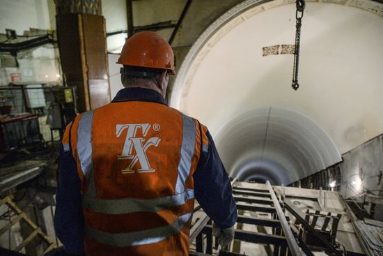 Renovation of entrance hall of Moscow Metro's Prospekt Mira station