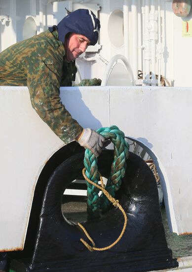 Research vessel Akademik Nikolai Strakhov arrives in Baltiysk