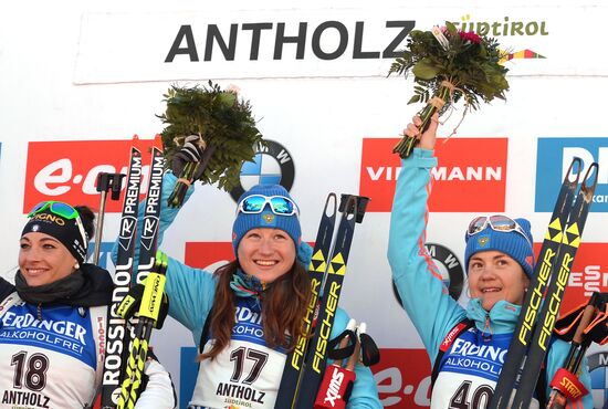 Biathlon World Cup. Sixth stage. Women's sprint