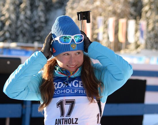 Biathlon World Cup. Sixth stage. Women's sprint