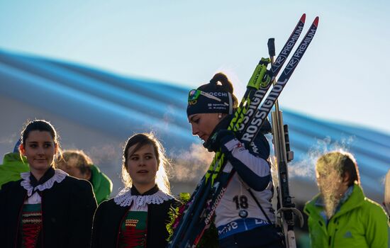 Biathlon World Cup. Sixth stage. Women's sprint