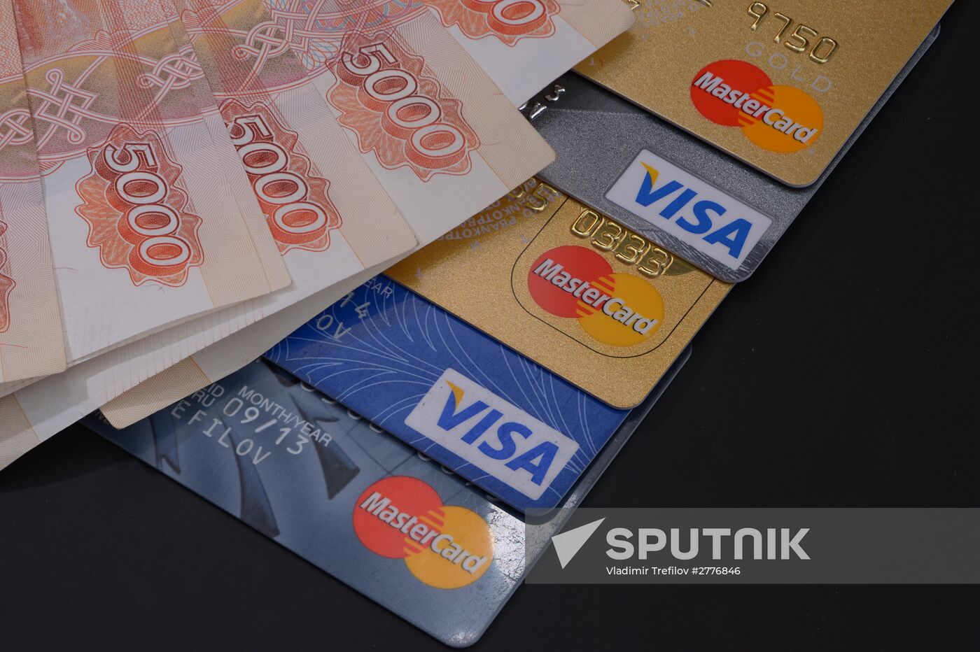 Russian banknotes