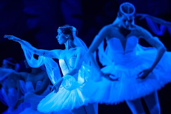 Final rehearsal of La Bayadère at State Kremlin Palace