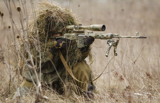 Exercise of the Southern Military District special mission brigade