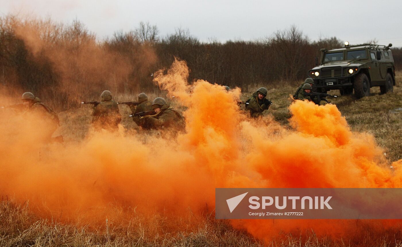 Exercise of the Southern Military District special mission brigade