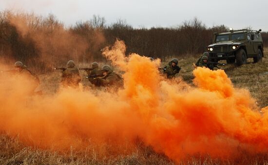 Exercise of the Southern Military District special mission brigade