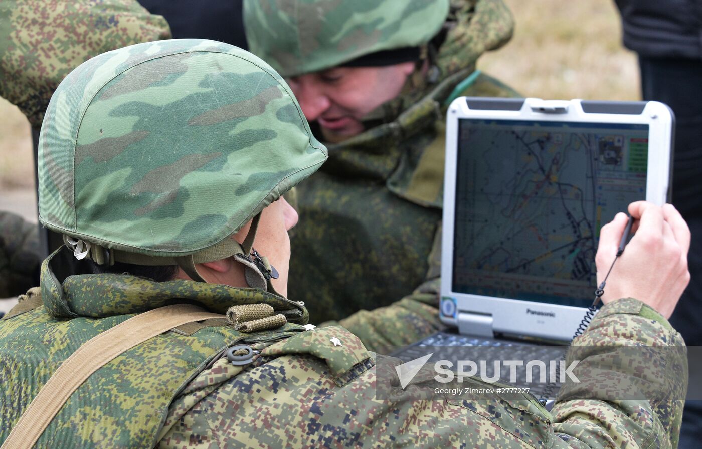 Exercise of the Southern Military District special mission brigade