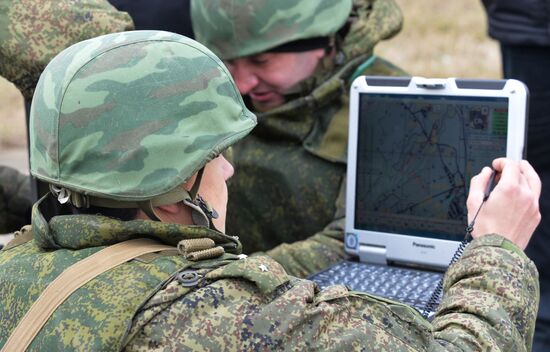 Exercise of the Southern Military District special mission brigade