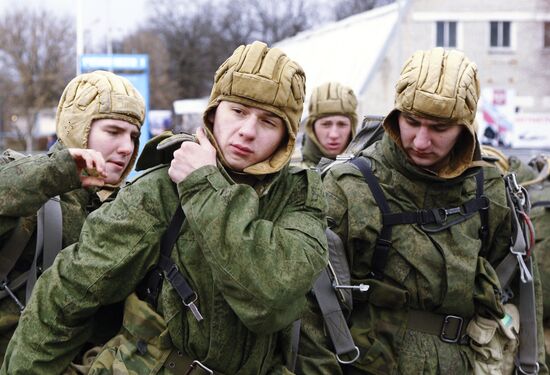 Exercise of the Southern Military District special mission brigade