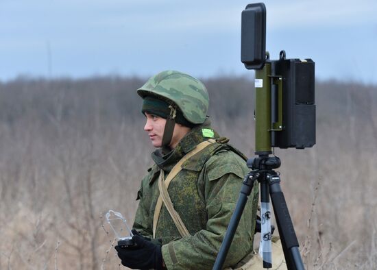 Exercise of the Southern Military District special mission brigade