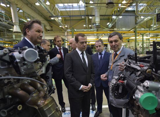 Prime Minister Medvedev visits Samara Region