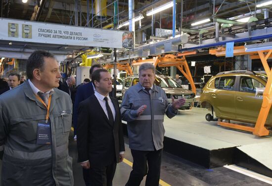 Prime Minister Medvedev visits Samara Region