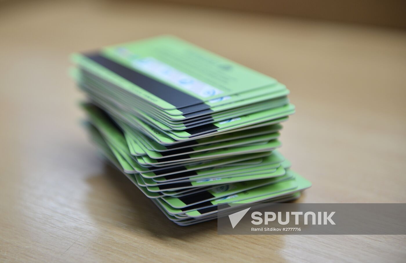 Plastic cards production in Moscow region