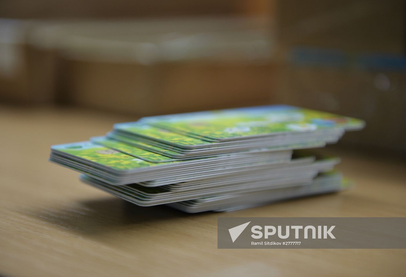 Plastic cards production in Moscow region