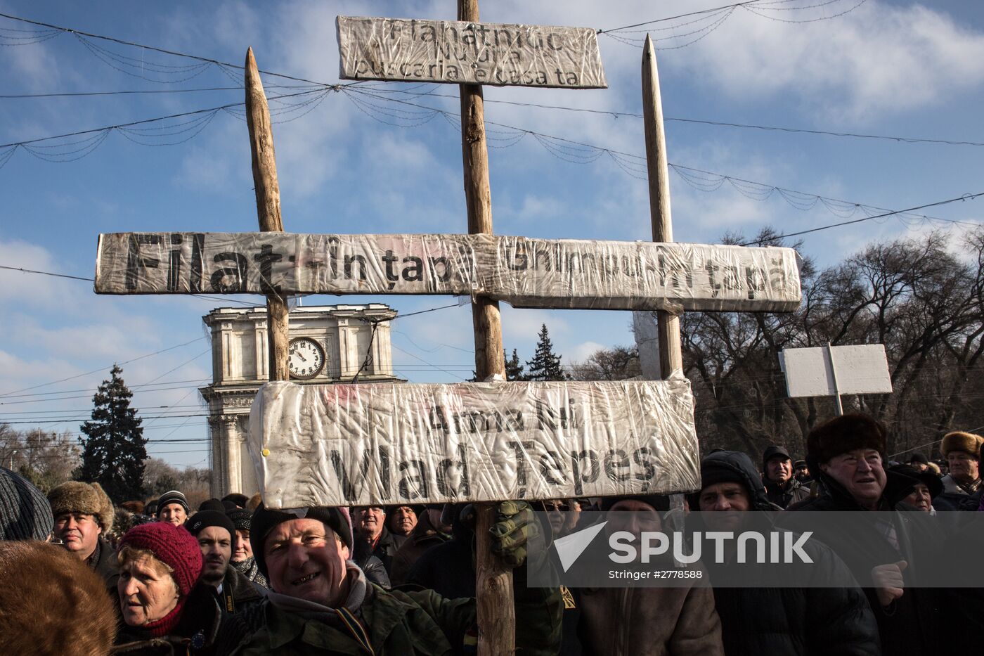 Protest rallies in Moldova