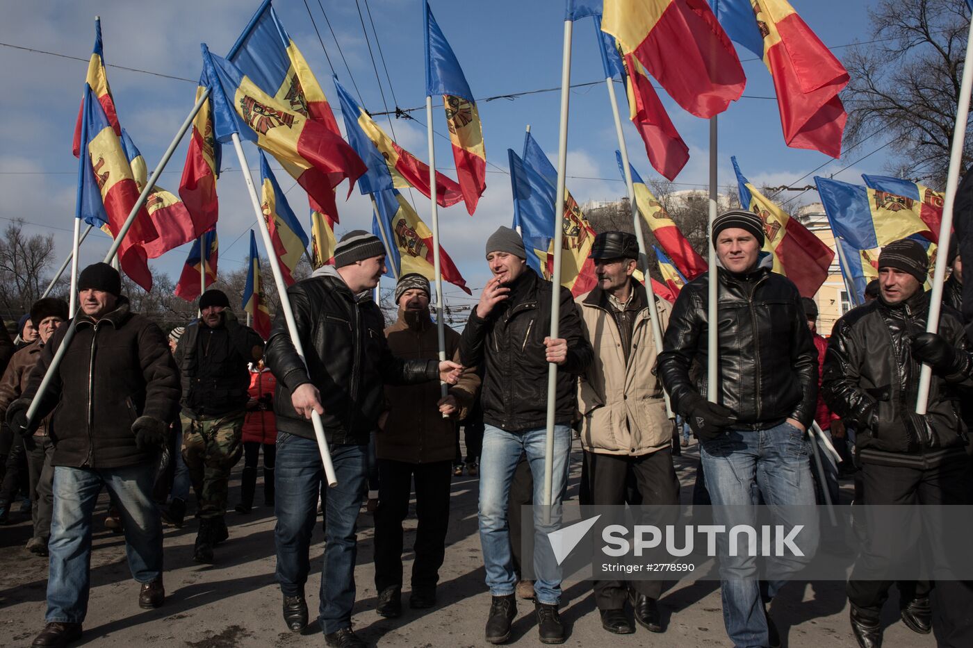 Protest rallies in Moldova