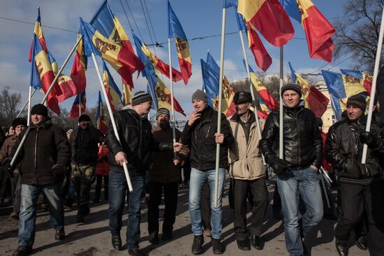 Protest rallies in Moldova