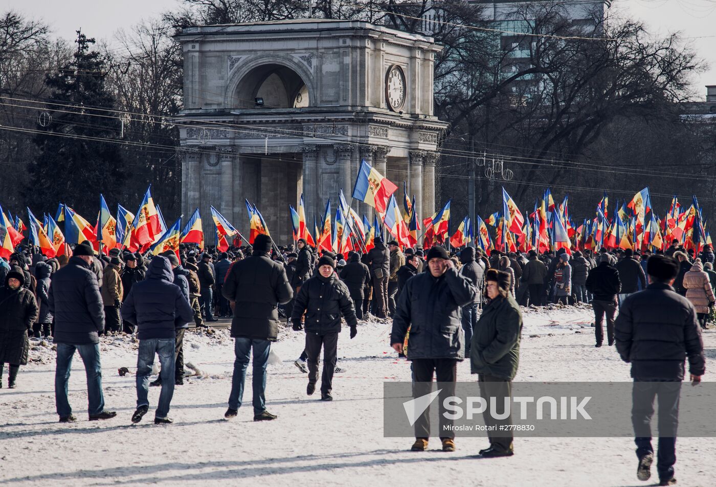 Protest rallies in Moldova