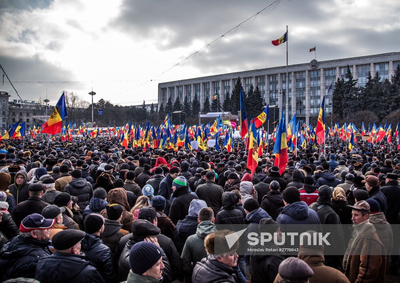 Protest rallies in Moldova