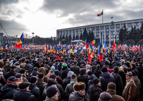 Protest rallies in Moldova