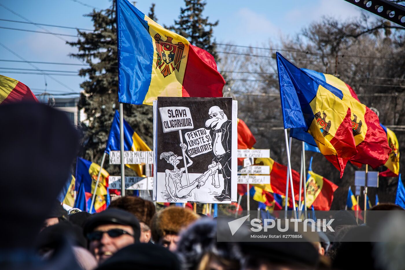 Protest rallies in Moldova