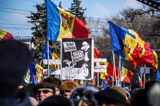 Protest rallies in Moldova