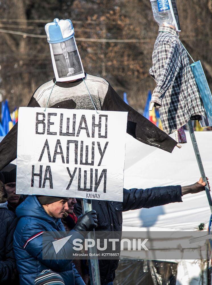 Protest rallies in Moldova