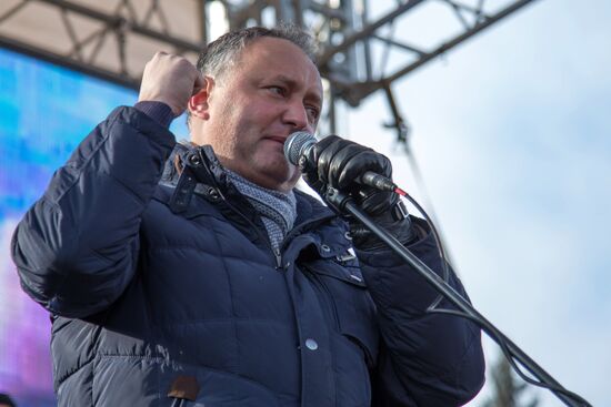 Protest rallies in Moldova