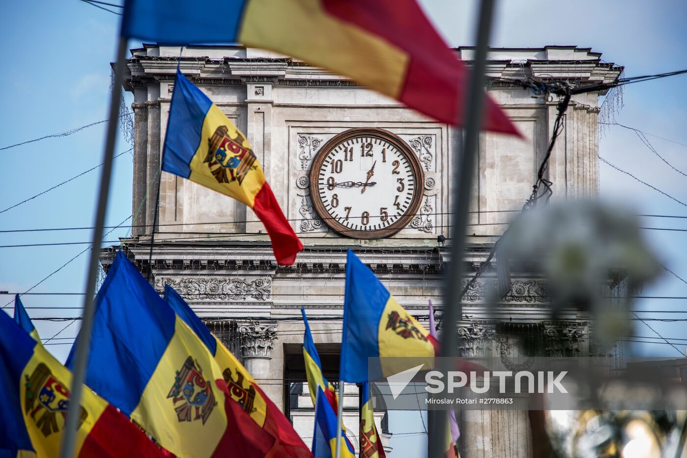 Protest rallies in Moldova