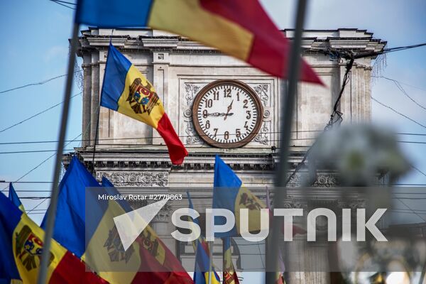 Protest rallies in Moldova
