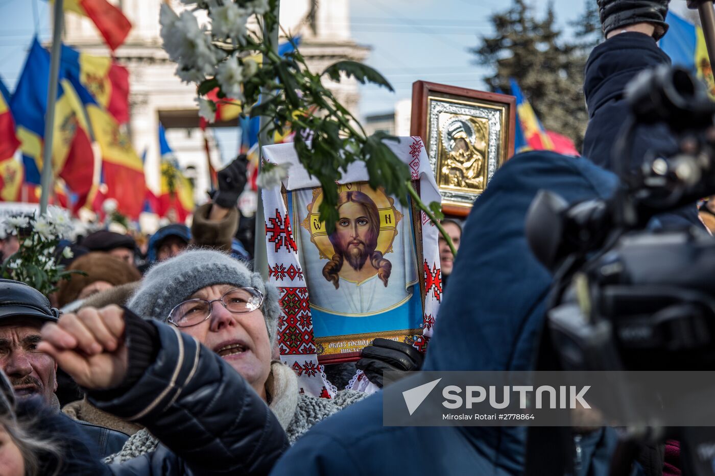 Protest rallies in Moldova