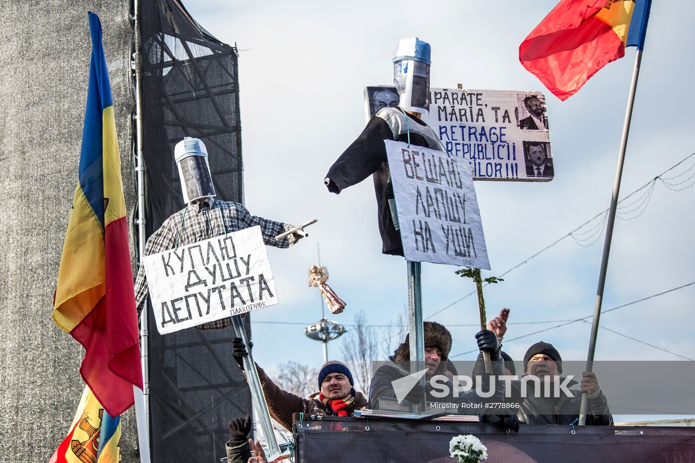 Protest rallies in Moldova
