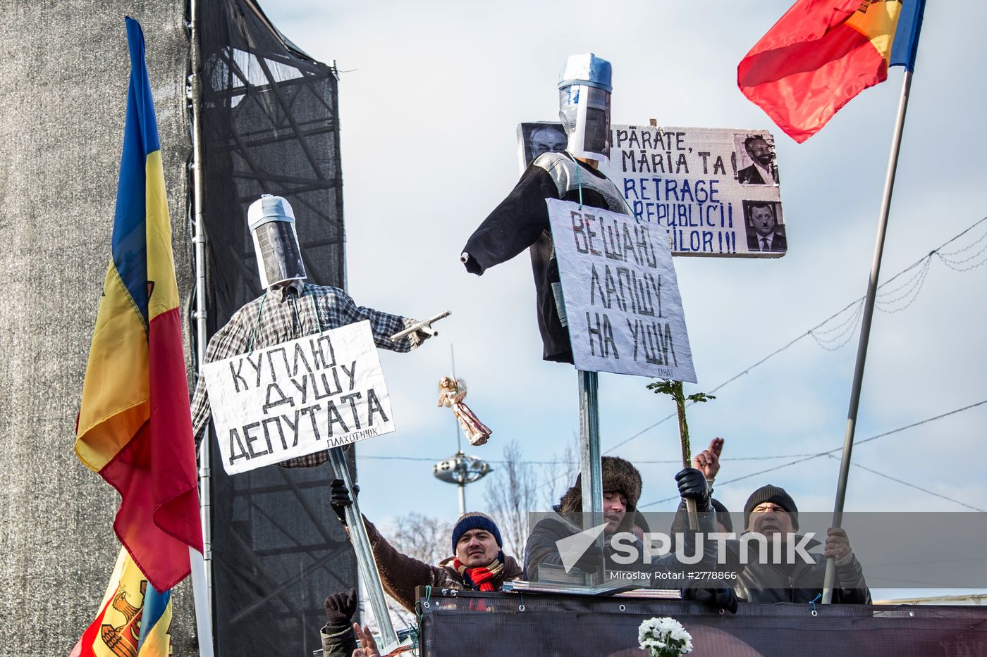 Protest rallies in Moldova
