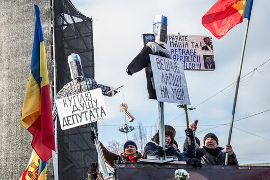 Protest rallies in Moldova