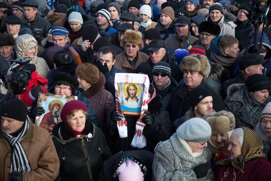 Protest rallies in Moldova