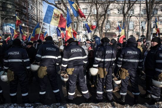 Protest rallies in Moldova