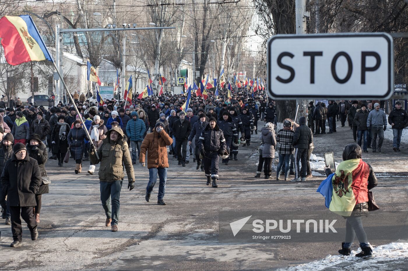 Protest rallies in Moldova