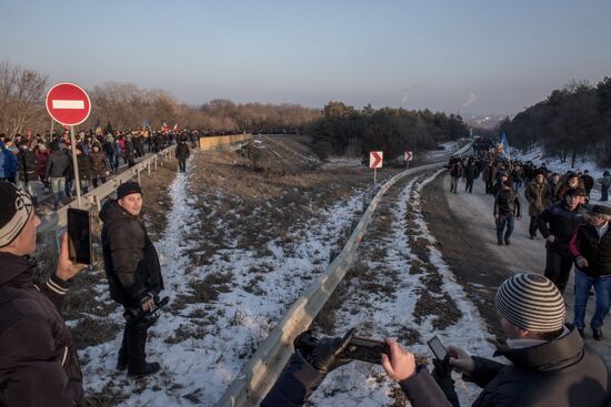Protest rallies in Moldova