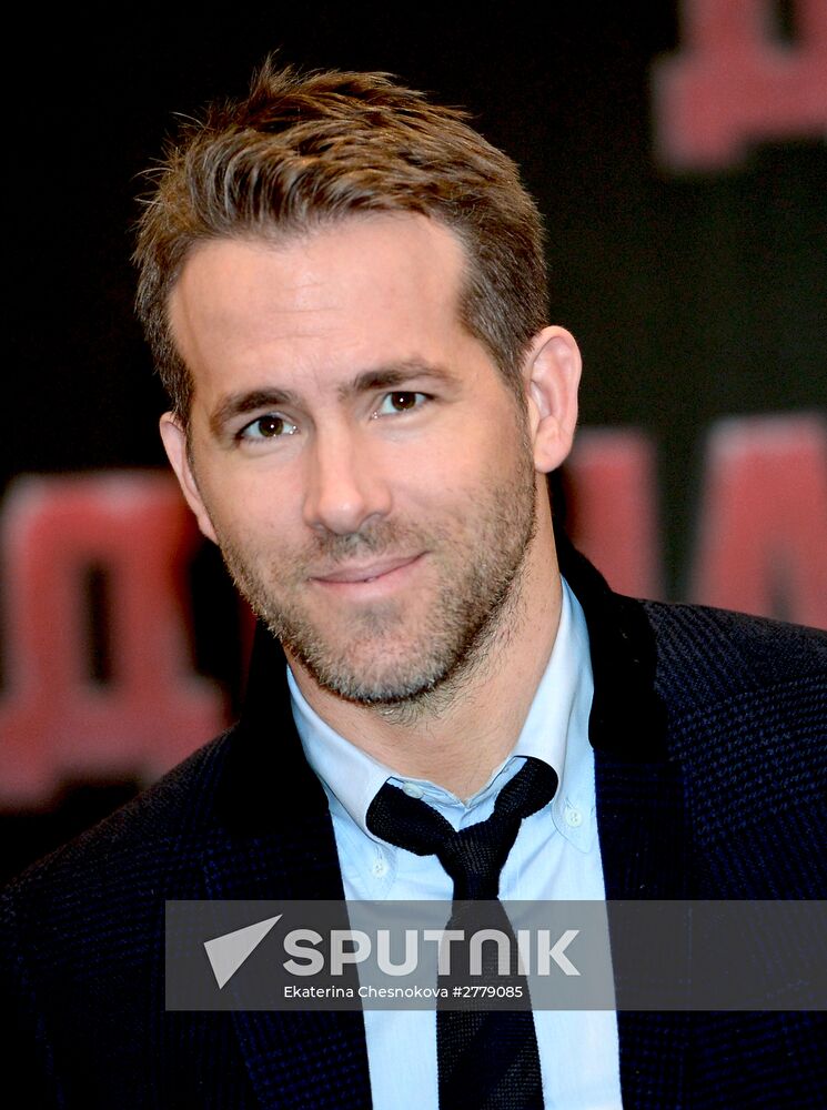 News conference and photocall with Deadpool star Ryan Reynolds
