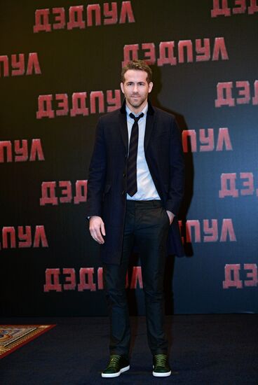 News conference and photocall with Deadpool star Ryan Reynolds