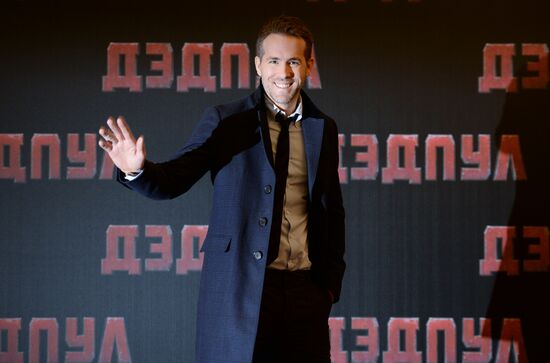 News conference and photocall with Deadpool star Ryan Reynolds