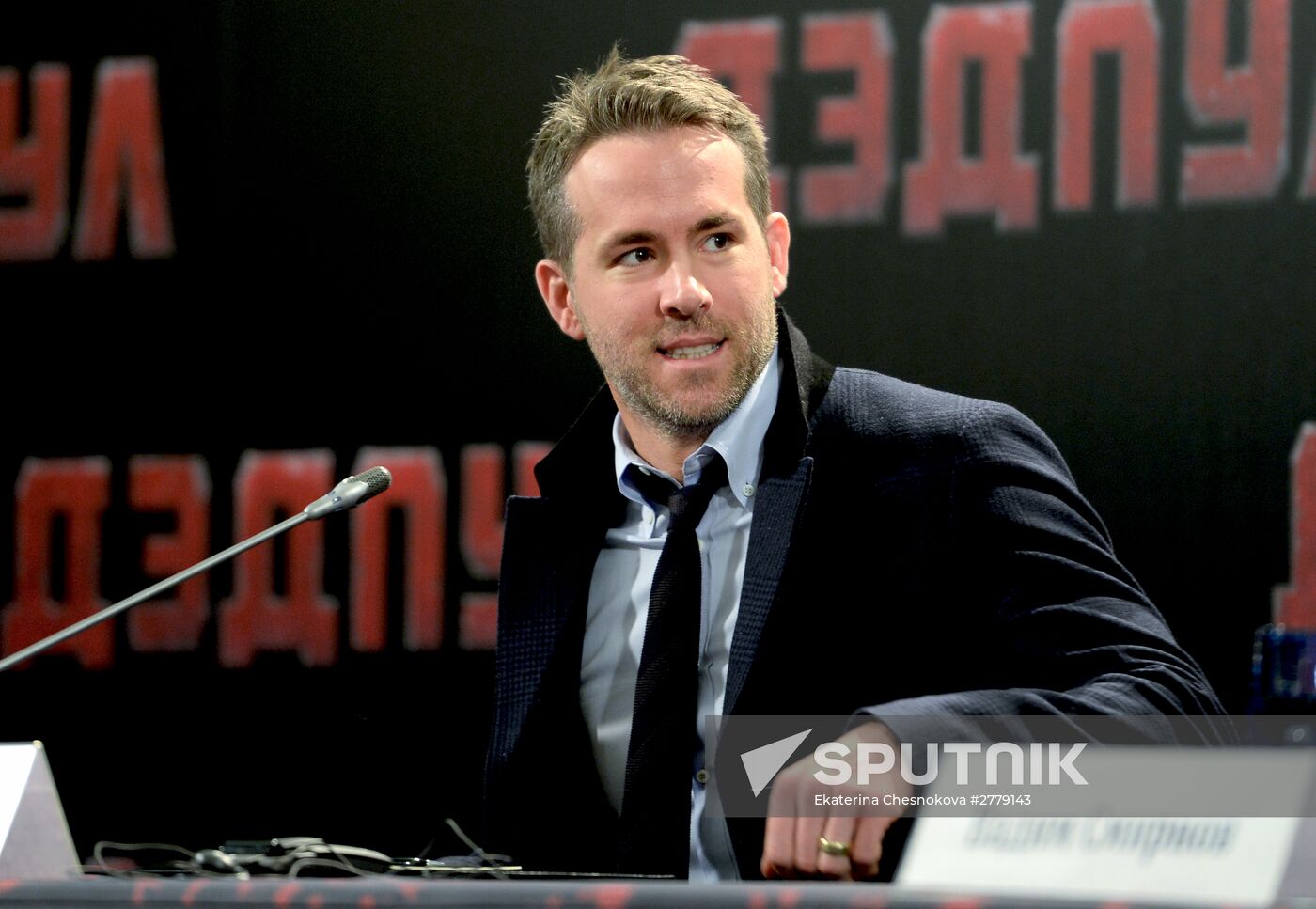 News conference and photocall with Deadpool star Ryan Reynolds