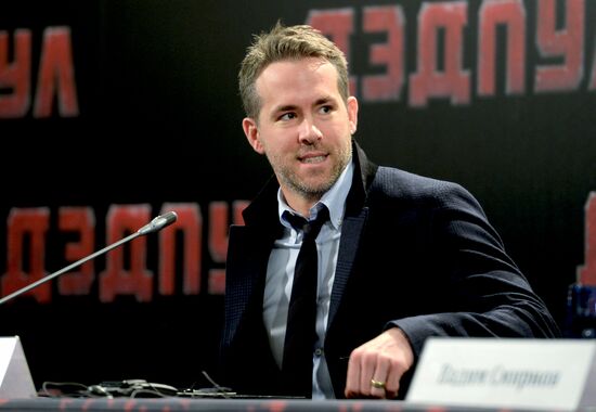 News conference and photocall with Deadpool star Ryan Reynolds
