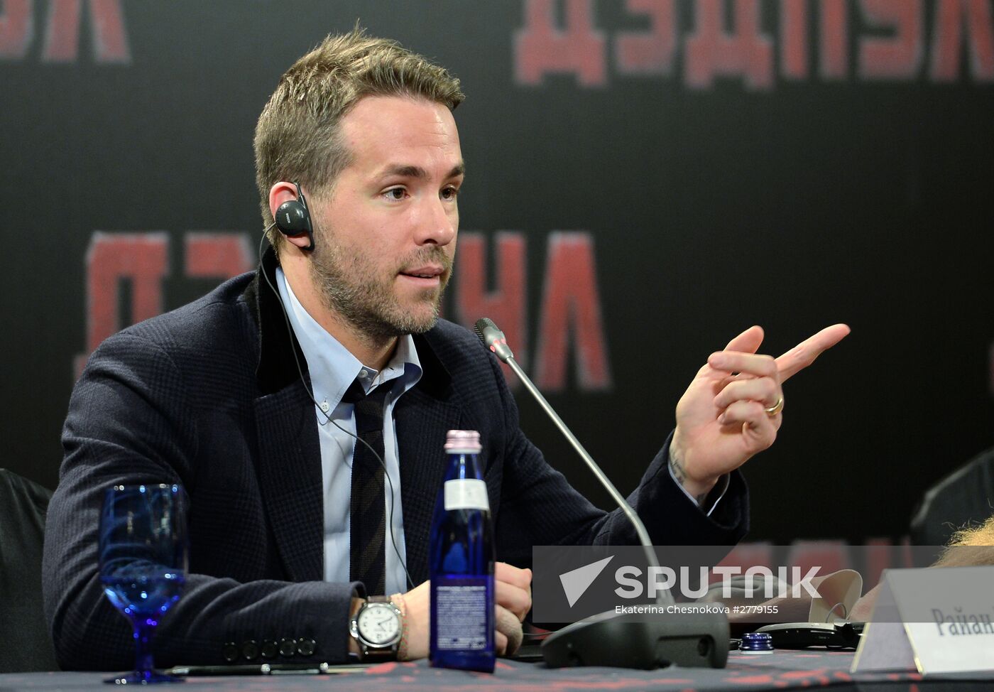 News conference and photocall with Deadpool star Ryan Reynolds