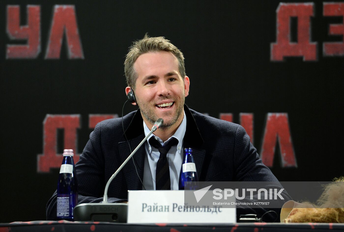 News conference and photocall with Deadpool star Ryan Reynolds