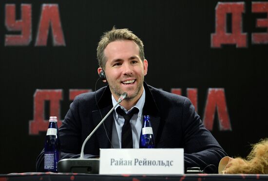 News conference and photocall with Deadpool star Ryan Reynolds