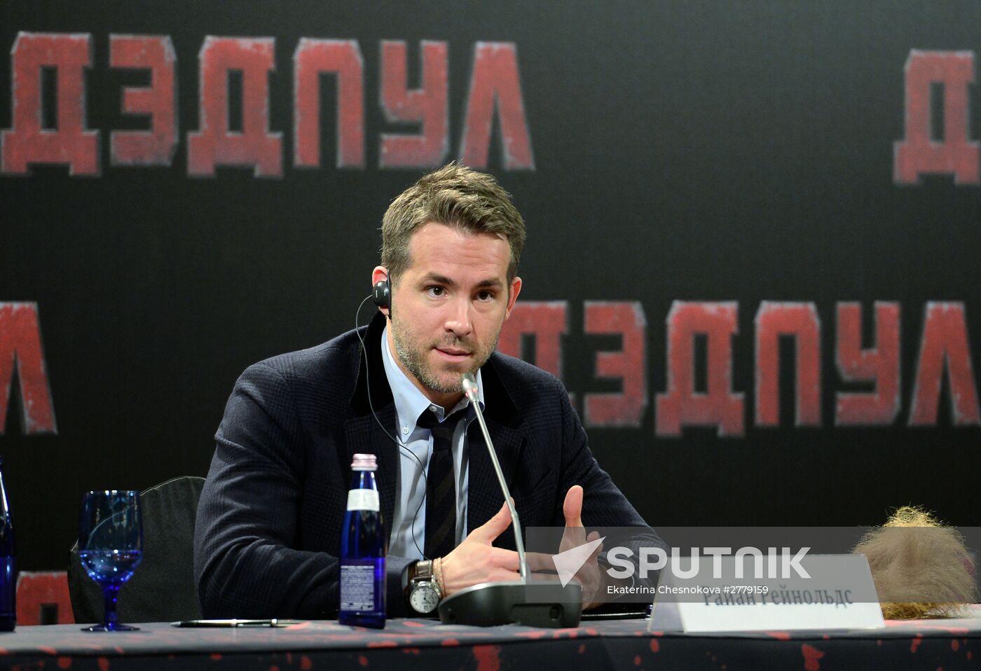 News conference and photocall with Deadpool star Ryan Reynolds