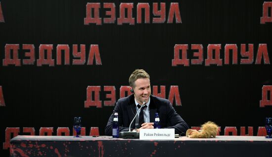 News conference and photocall with Deadpool star Ryan Reynolds